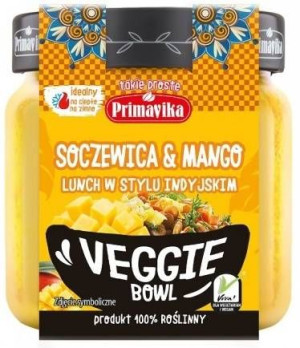 Soczewica & Mango lunch w stylu indyjskim - Veggie Bowl 180 g - Primavika