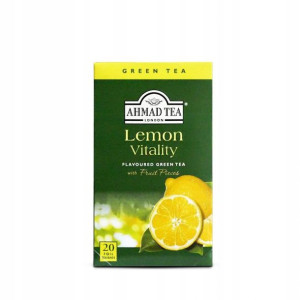 Herbata Zielona Lemon Vitality 20 Torebek Ahmad