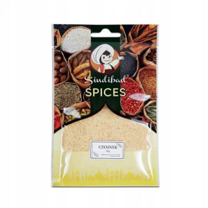 Czosnek Granulowany Naturalny Aromat 50g Sindibad