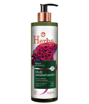 HERBS Multi szampon Olej Amarantusowy do normalnych i suchych włosów 400 ml
