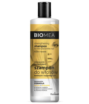 BIOMEA Szampon wzmacniający do włosów łamliwych i wypadających 400 ml