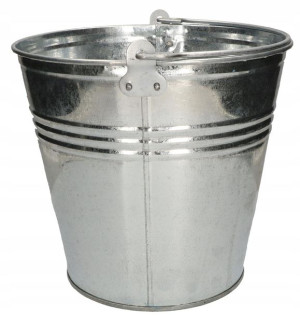Wiadro Ocynkowane Budowlane Metalowe 10 L Blaszane