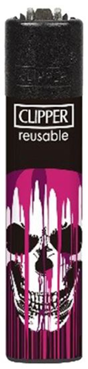 Zapalniczka Clipper Micro wzór WILD SKULLS