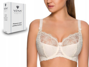 Biustonosz VENA VB-115 SEMISOFT , BIAŁY , 65E