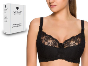 Biustonosz VENA VB-115 MAXI SEMISOFT , CZARNY, 65J