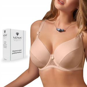 VENA VB-231, Biustonosz full cup, Beżowy, 80B