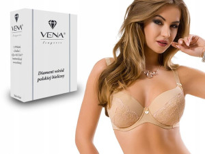 Biustonosz VENA VB-65 FULLCUP , Beżowy , 75G