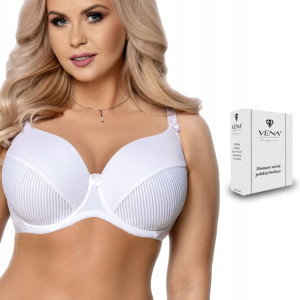 Biustonosz VENA VB-11 , Fullcup , BIAŁY , 90C
