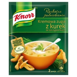 Pakiet 3szt Knorr Kremowa zupa z kurek ze szczypiorkiem 59 g