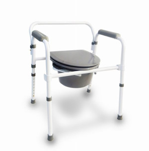Krzesło toaletowe składane z szybkozłączkami - model TGR-R KT 618
