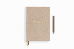 PLANNER NIEDATOWANY DZIENNY KSIĄŻKOWY - Liliac Flower