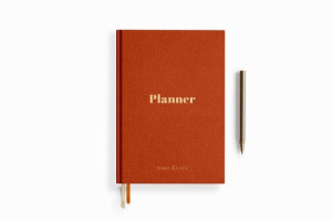 Planner Niedatowany Dzienny Książkowy - Tulip Flower