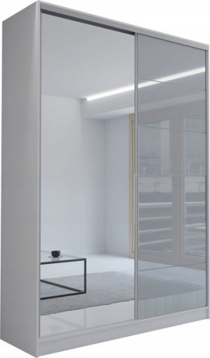 Szafa Rossi 130 X 250 Linia Royal- Lacobel-lustro