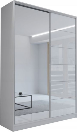 Szafa Rossi 140 X 250 Linia Royal- Lacobel-lustro
