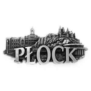 Magnes na lodówkę panorama Płock