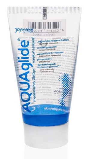 Żel Poślizgowy Aqua Glide 50Ml Znakomicie Nawilża
