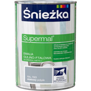 Supermal stalowy RAL7001 0,8L