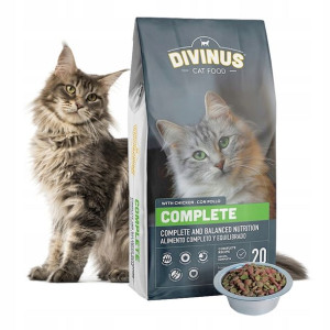 DIVINUS Cat Complete 20kg :: ZBILANSOWANA SUCHA KARMA DLA KOTA