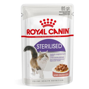 ROYAL CANIN Sterilised 85g karma mokra w sosie dla kotów dorosłych, steryli