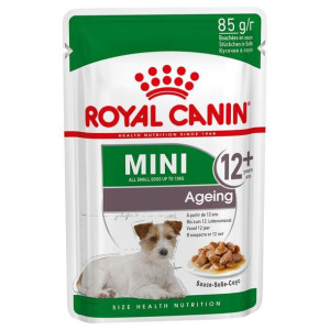 ROYAL CANIN Mini Ageing 12+ Karma Mokra W Sosie Dla Psów Dojrzałych Po 12 R
