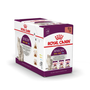 Royal Canin Sensory Smell, Taste, Feel Karma Mokra Kawałki w Sosie Dla Kotó