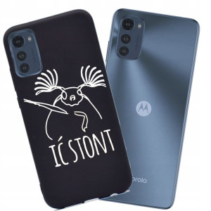 Etui Matowe Matt Case do Motorola Moto E32 Wzory