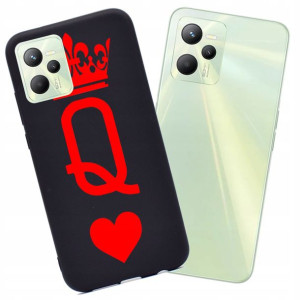 Etui Matowe Matt Case do Realme C35 Nadruk Wzory