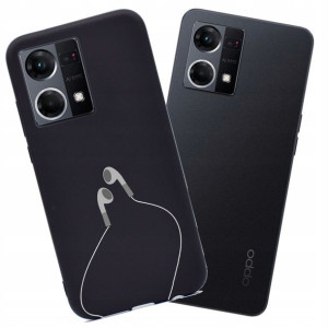 Etui Matowe Matt Case do Oppo Reno 7 4G Wzory
