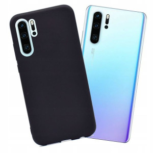 Etui Case czarne Matowe Black do Huawei P30 Pro