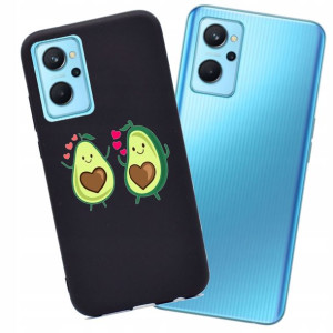 Etui Matowe Case do Xiaomi Realme 9i nadruk Wzory