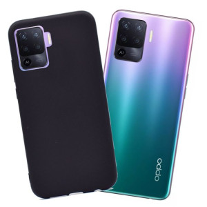 Etui Case czarne Black Matowe do Oppo Reno 5 Lite