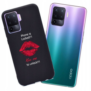Etui Matowe Matt Case do Oppo Reno 5 Lite Wzory