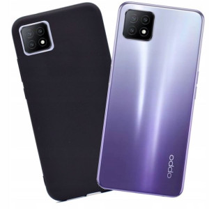 Etui Case czarne Black Matt Matowe do Oppo A53 5G