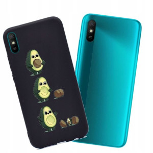 Etui Matowe Matt Case do Xiaomi Redmi 9a wzory