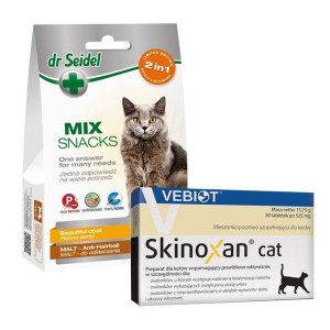 Pakiet Skinoxan Cat Preparat Dla Kota z Nieprawidłowościami w Obszarze Okry