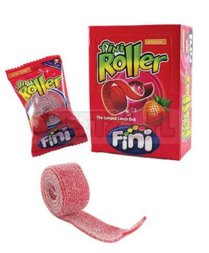 Fini Roller Truskawka(40) - Żelka Kwaśny Pasek