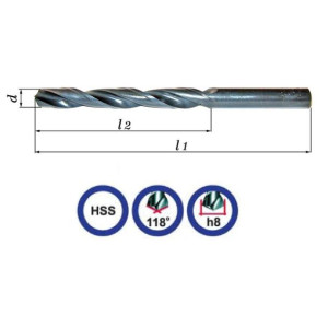 Wiertło do metalu 7,3mm HSS