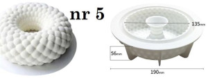 Forma Silikonowa Foremka 3d Do Ciast Ciasta Tortu
