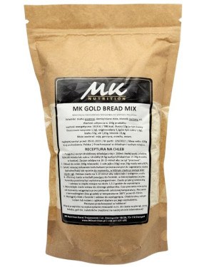 Mieszanka chlebowa Keto - niskowęglowodanowa 600 g - MK Gold Bread Mix