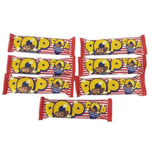 Pakiet 7szt. VOBRO Baton POPCORN w czekoladzie 43g