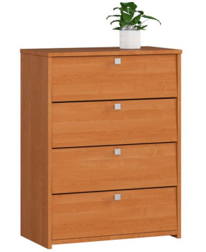 Szafka Na Buty 4 Uchylne Drzwiczki 60 Cm - Olcha