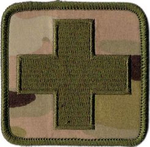 Krzyż Medyczny Apteczka Multicam Naszywka 551r