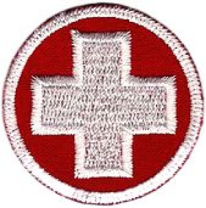 Krzyż Medyczny Naszywka 225r