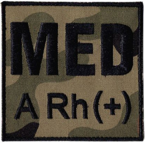 Med + Grupa Krwi Wz93 Naszywka 1179r