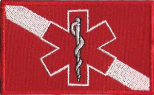 NUREK Flaga nurka 8 x 5 cm  NASZYWKA 439R