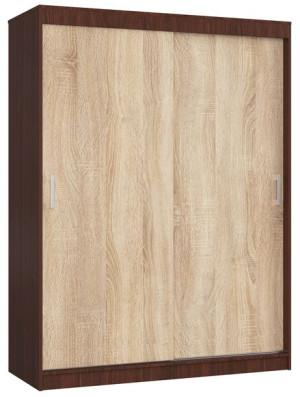 Szafa Przesuwna 150 Cm Clp Mono Wenge/sonoma