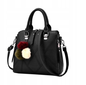 Torebka Damska Kuferek Crossbody c42 CZARNA, Armada,