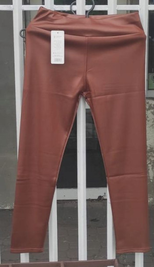 LEGGINSY wyszczuplające z wysokim stanem rS Brąz