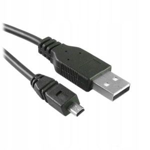 Przyłącze USB 2.0 wtyk A na miniUSB (aparaty Fuji)