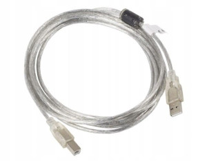 Przyłącze USB 2.0 wtyk A na wtyk B z filtrai (3m)